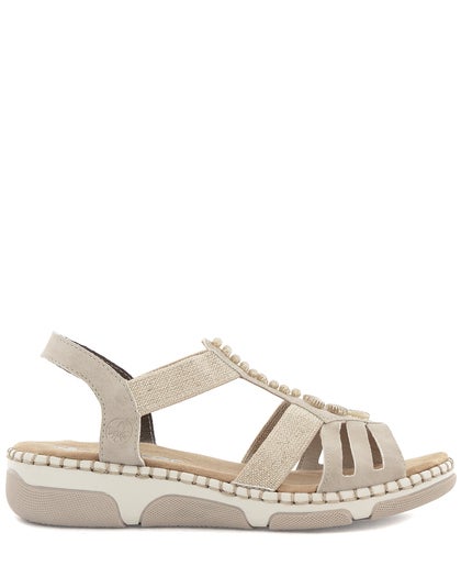 Rieker Beige Sandal