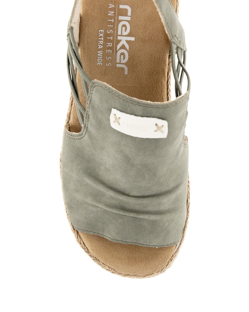 Rieker Grön Sandal