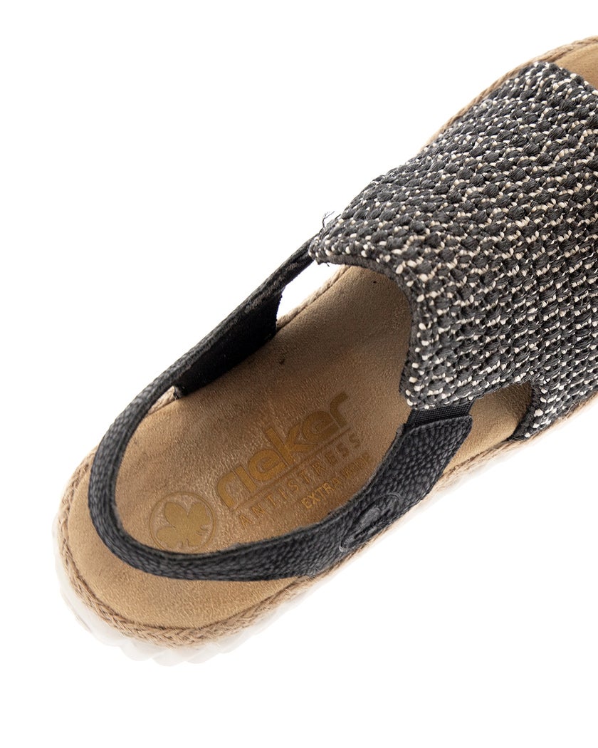 Rieker Svart Sandal