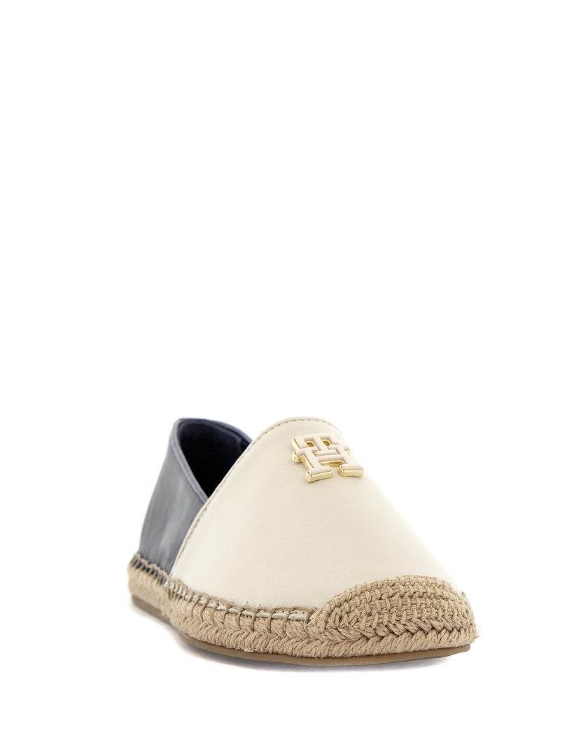 Tommy Hilfiger TH Logo Leather Espadrille