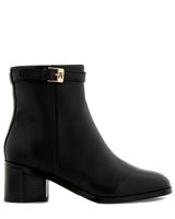 Tommy Hilfiger TH Buckle Riding Mid Heel Boot