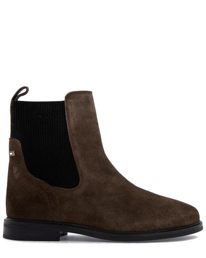 Tommy Hilfiger Flag Suede Chelsea Boot