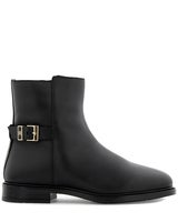 Tommy Hilfiger Buckle Leather Ankle Boot