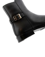 Tommy Hilfiger Buckle Leather Ankle Boot