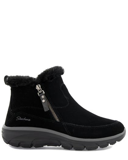 Skechers Faux Fur Zip Up Boot