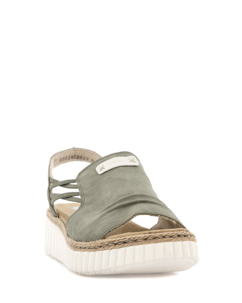 Rieker Grön Sandal
