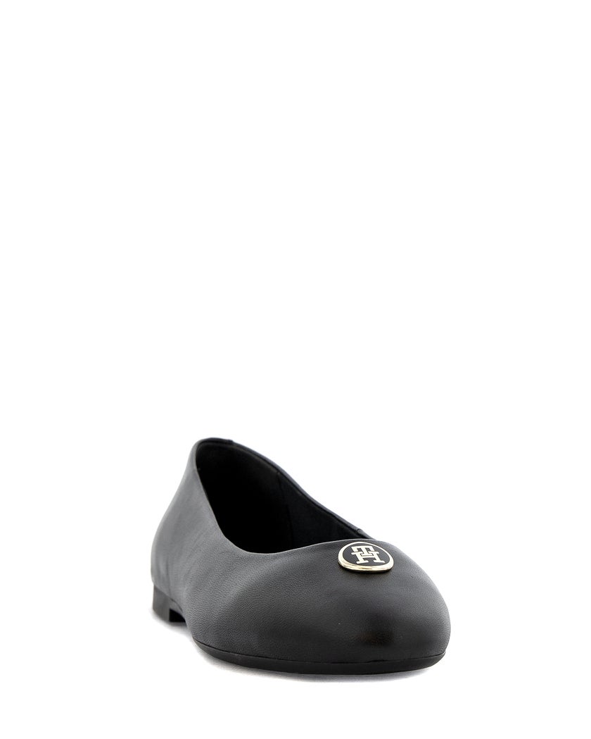 Tommy Hilfiger TH Plate Leather Ballerina
