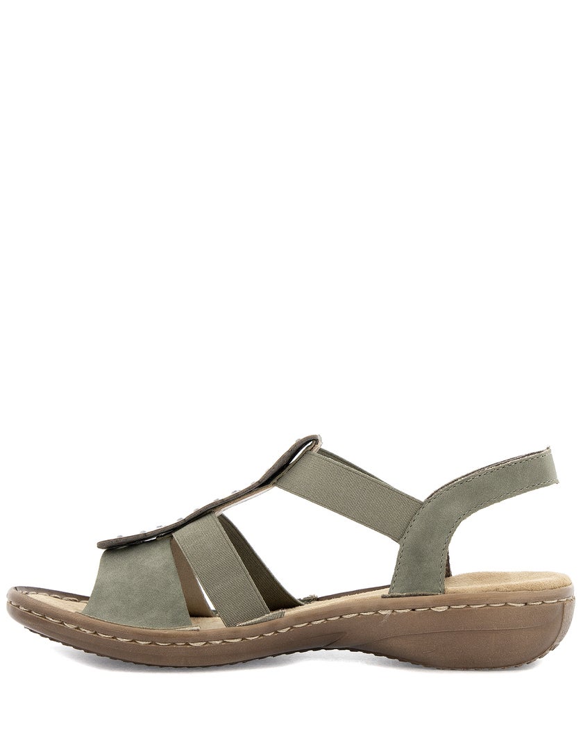 Rieker Grön Sandal