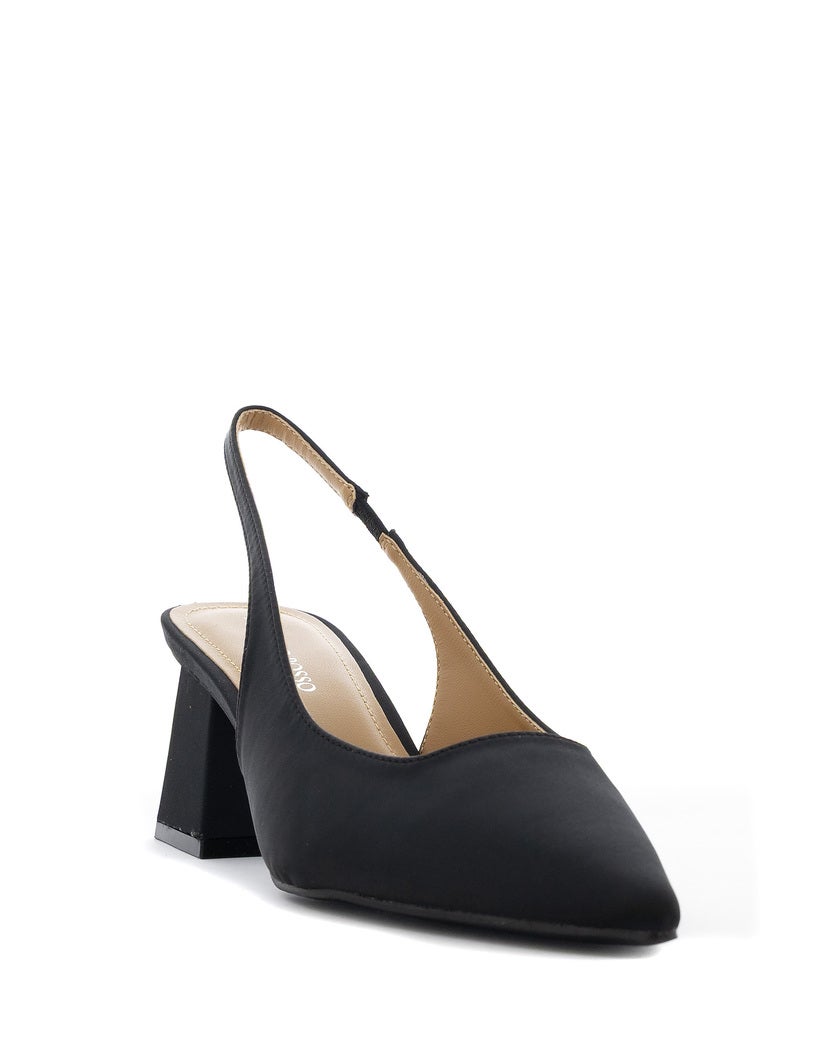 Roberto Rosso Svart Pumps