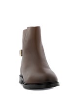 Tommy Hilfiger Buckle Leather Ankle Boot