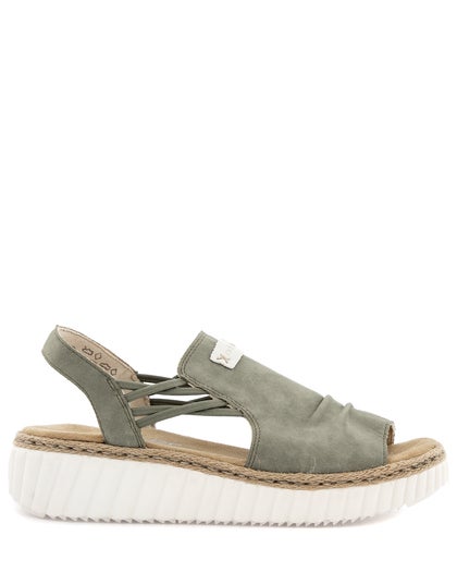 Rieker Grön Sandal