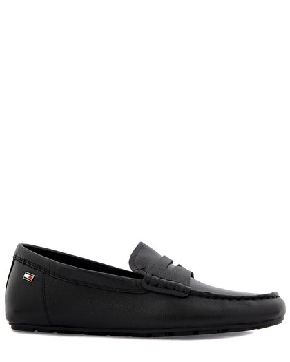 Tommy Hilfiger Flag Leather Driver Loafer