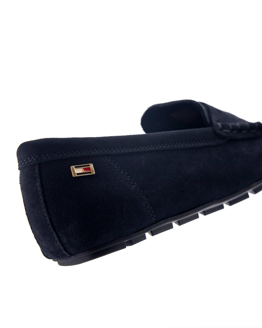 Tommy Hilfiger Flag soft suede driver loafer