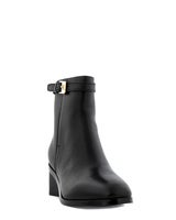 Tommy Hilfiger TH Buckle Riding Mid Heel Boot