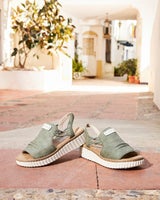 Rieker Grön Sandal