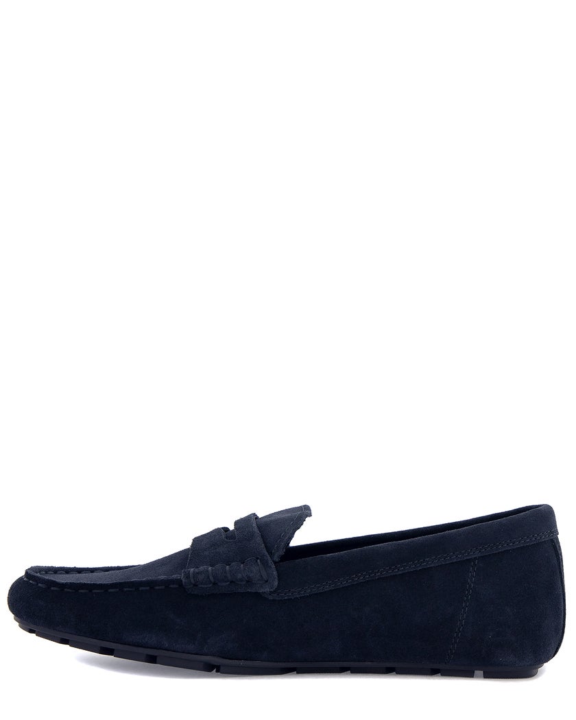 Tommy Hilfiger Flag soft suede driver loafer