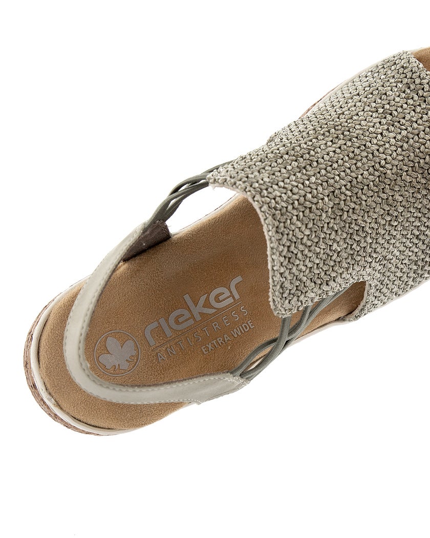 Rieker Grön Sandalett