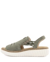 Rieker Grön Sandal