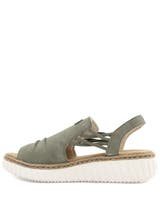 Rieker Grön Sandal