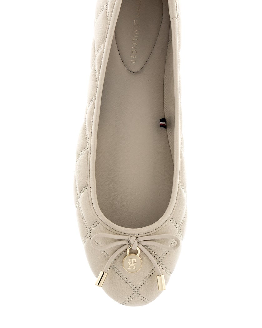 Tommy Hilfiger TH Charm Quilted Ballerina